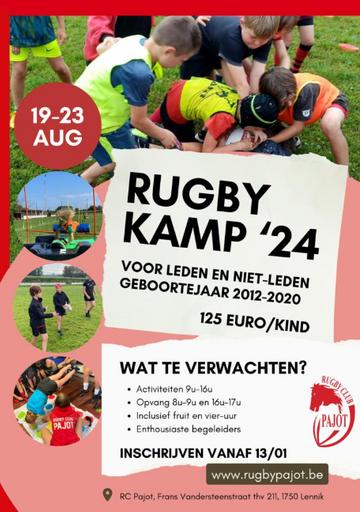rugbykamp (19-23 augustus 24)